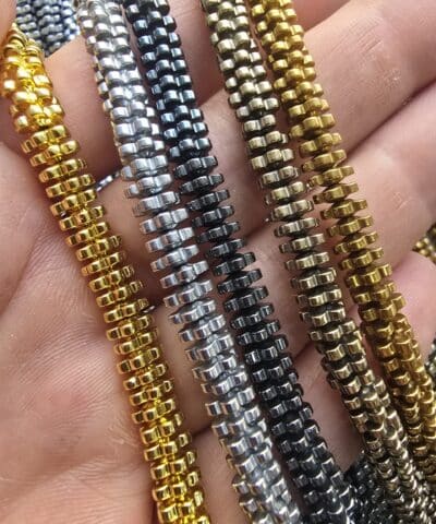 Alternative view of 6x2 MM Papatya Hematit Doğal Taş