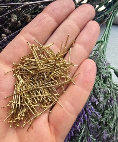 25 Mm Celik Ezik Basli Taki Civisi Gold