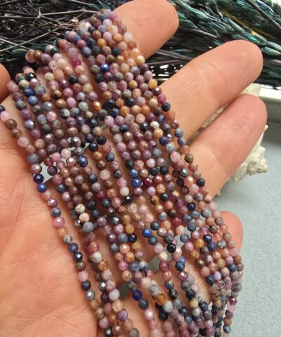 2.5 MM Yakut-Safir Fasetli Doğal Taş