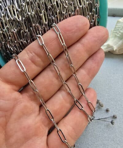 3x9 Mm Atac Celik Taki Zinciri Gumus