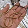 4 Mm Zi̇gzag Hazir Celik Kolye 50 Cm 3