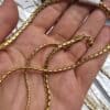4 Mm Zi̇gzag Hazir Celik Kolye 50 Cm 4