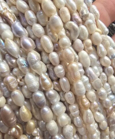 5x6 Mm Somon Ham Dogal Barok İnci 3