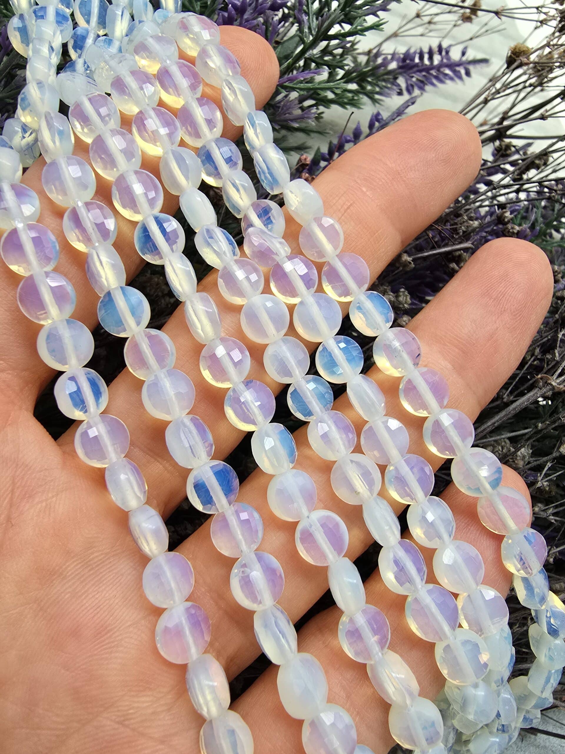 6 Mm Mercimek Faset Kesim Opal Tasi