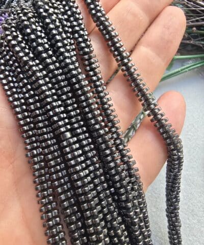 6x2 MM Papatya Hematit Doğal Taş - Füme