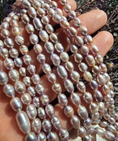 6x9 Mm Arpa Aaa Somon Dogal İnci