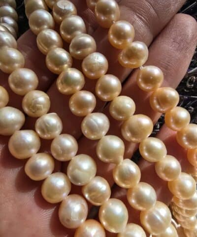 8 Mm Aaa Pembe Gercek Dogal İnci 2