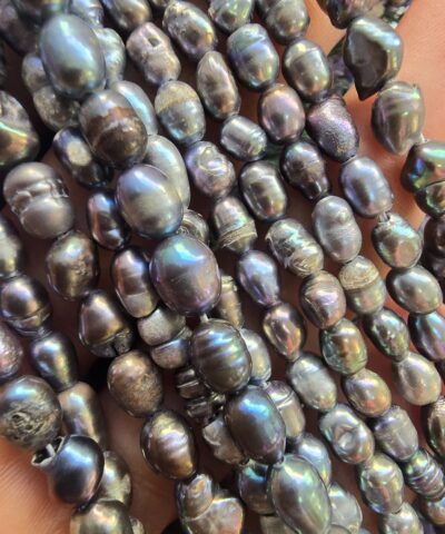 7x5 MM Arpa Doğal Siyah İnci