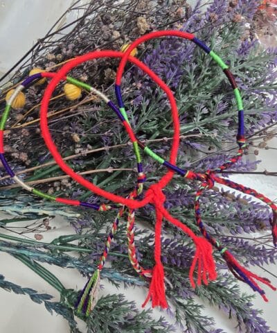 Orijinal Koyun Yünü Afgan İşi Bileklik