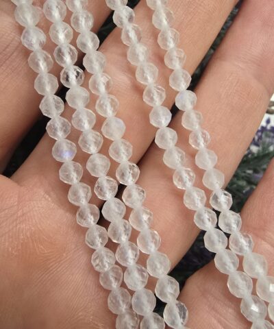 4 MM AAA Fasetli Doğal Ay Taşı