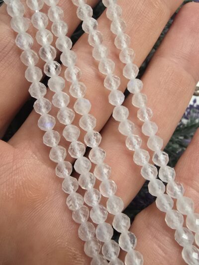 4 MM AAA Fasetli Doğal Ay Taşı