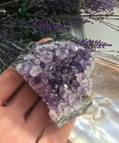 145 Gram Dogal Kayac Kutle Ametist Tasi