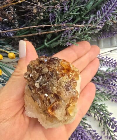 171 Gram Doğal Kayaç Kütle Sitrin Taşı