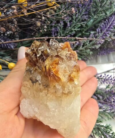 171 Gram Doğal Kayaç Kütle Sitrin Taşı