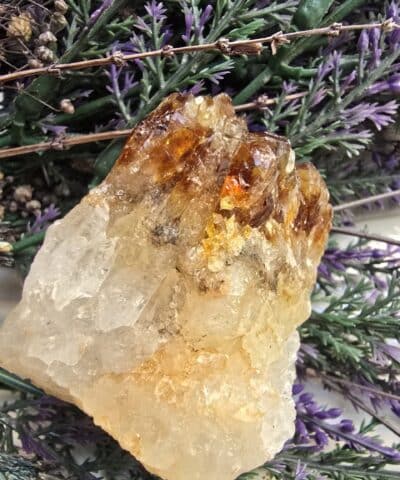 171 Gram Doğal Kayaç Kütle Sitrin Taşı