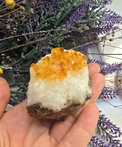 185 Gram Doğal Kayaç Kütle Sitrin Taşı