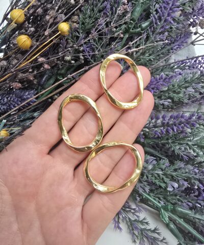3 Cm Oval Halka Taki Malzemesi 2