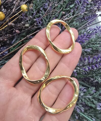 3 Cm Oval Halka Taki Malzemesi