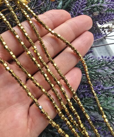3 Mm Petek Silindir Hematit Tasi