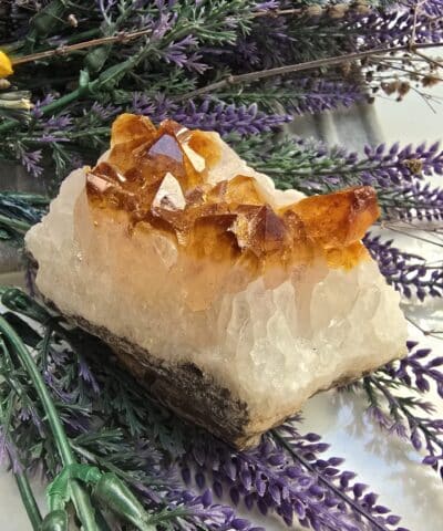 324 Gram Doğal Kayaç Kütle Sitrin Taşı