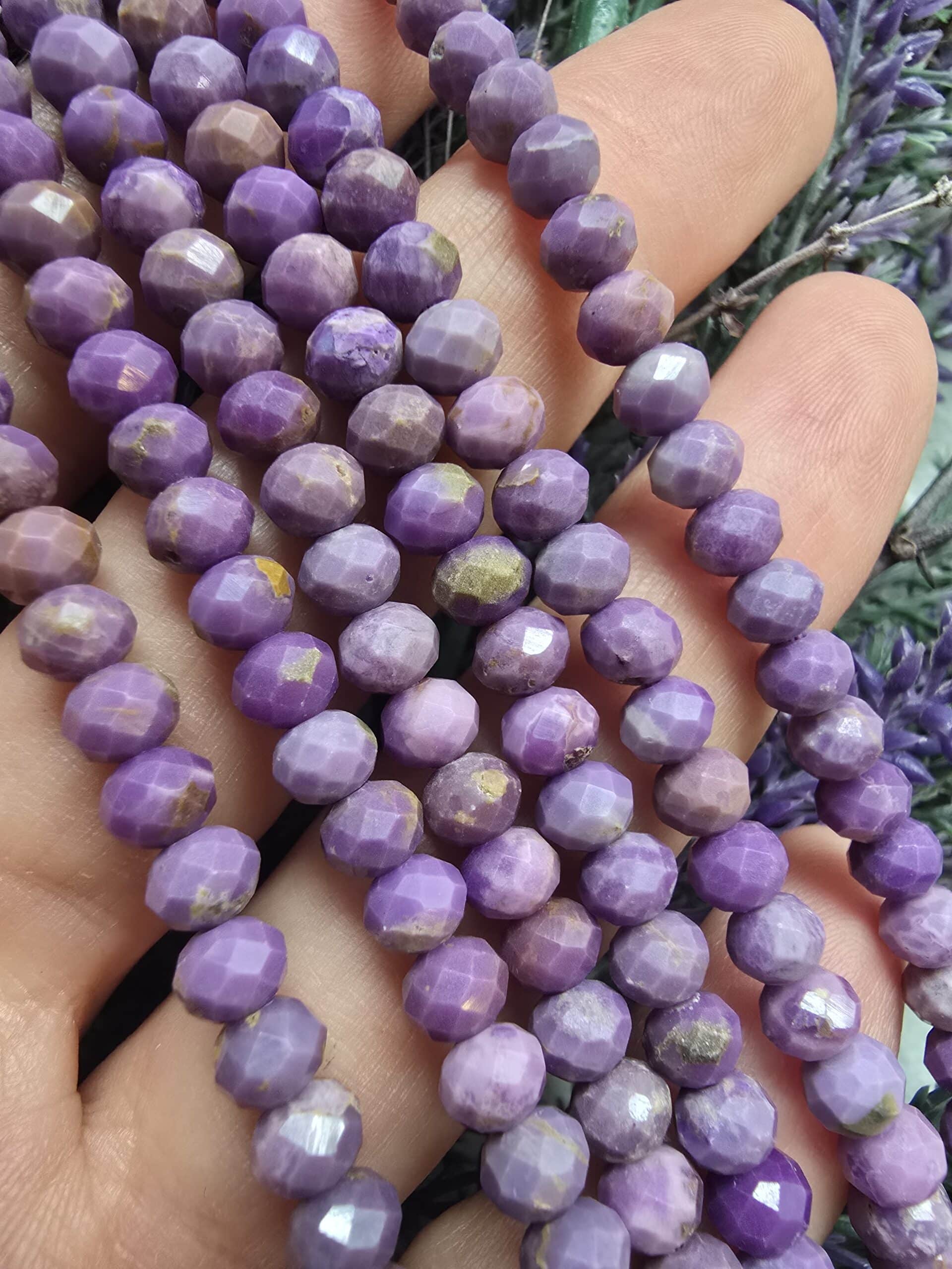 6 Mm Rondela Lepidolit Dogal Tas 3