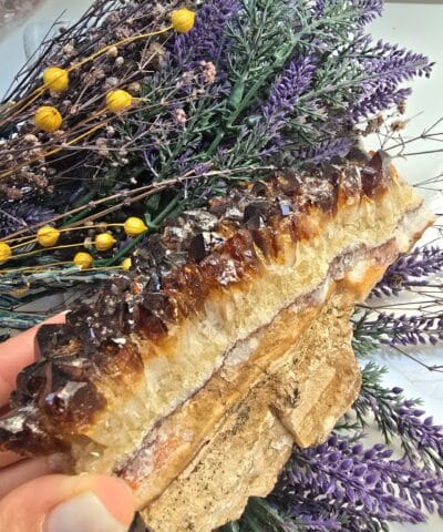 781 Gram Doğal Kayaç Kütle Sitrin Taşı