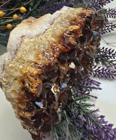 781 Gram Doğal Kayaç Kütle Sitrin Taşı