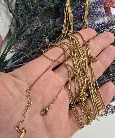 Yılan Model Hazır Klipsli Uzatmalı Çelik Takı Zinciri