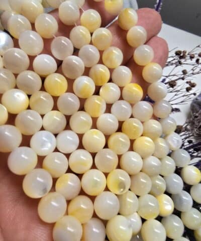 Alternative view of 8 MM AAA Kalite Küre Kesim Sedef Taşı