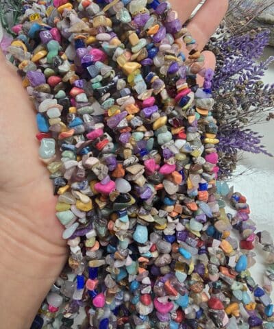 Alternative view of Renkli Kırık Doğal Taş Çakra