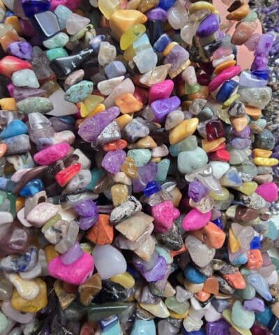 Renkli Kırık Doğal Taş Çakra