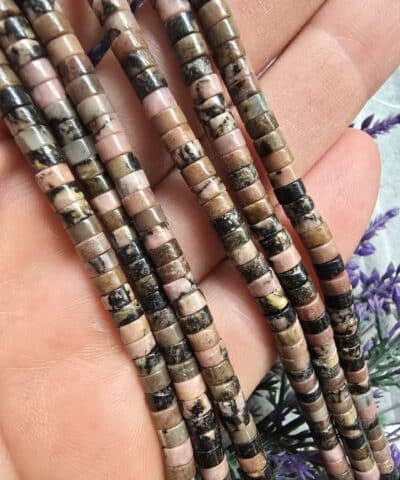 4x2 MM Disk Doğal Rodonit Taşı