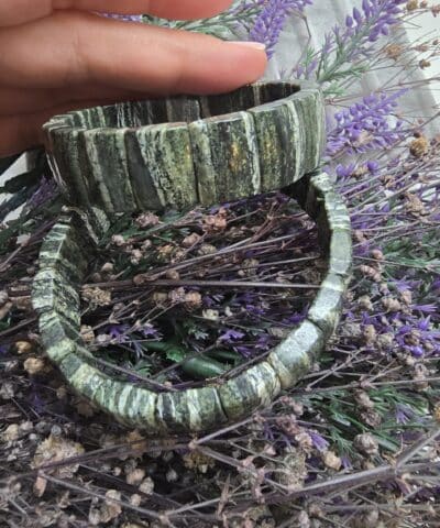 Alternative view of Serpantin Doğal Taş Bileklik