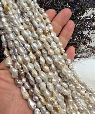 6x8 MM Ezik Barok Doğal İnci