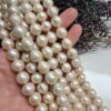 12 MM Somon Premium Oval Barok Doğal İnci