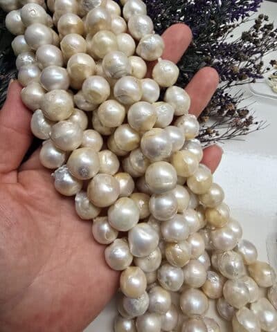 Alternative view of 14-15 MM Premium Küre Barok Doğal İnci