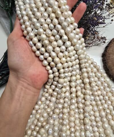 Alternative view of 9-10 MM Premium Küre Barok Doğal İnci