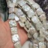 18X18 MM Kare Barok Doğal İnci - Görsel 2