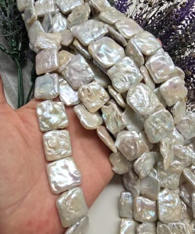 Alternative view of 18X18 MM Kare Barok Doğal İnci