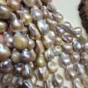 10x14 MM Saten Damla Barok Doğal İnci - Görsel 3