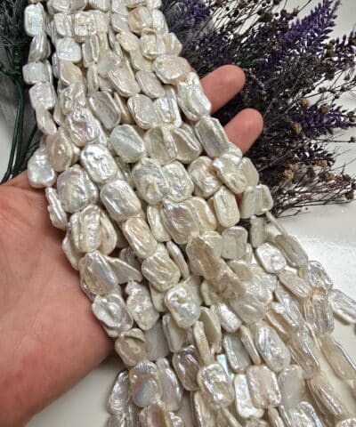 Alternative view of 12x16 MM Dikdörtgen Barok Doğal İnci