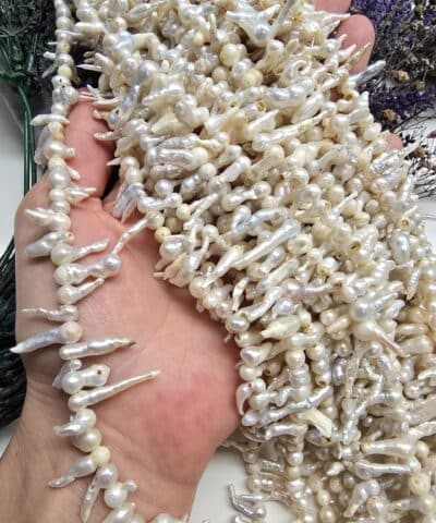 14 MM Biber Şekilli Barok Doğal İnci