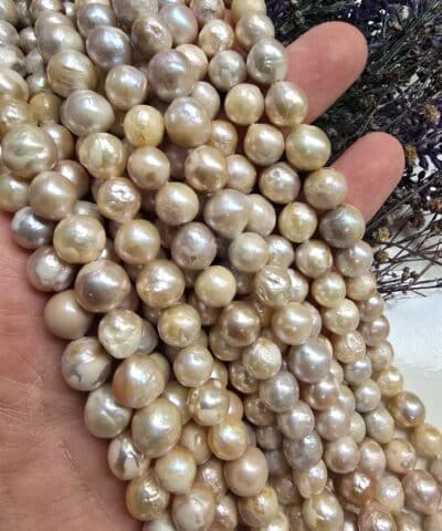 8-9 MM Somon Küre Barok Doğal İnci