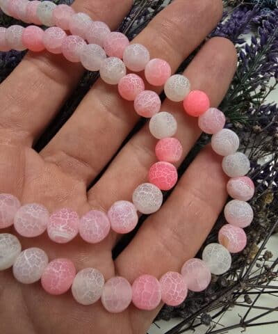 Yengeç Mat Akik Doğal Taş Boncuk - 503