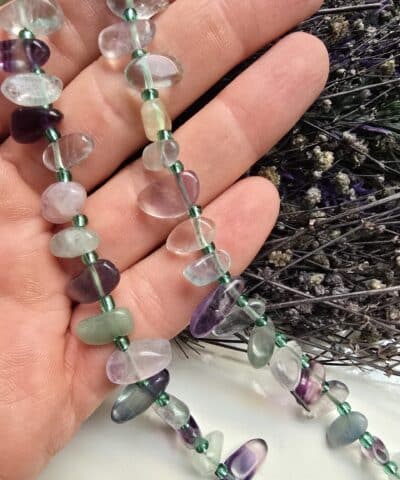 10-14 MM Amorf Damla Florit Taşı