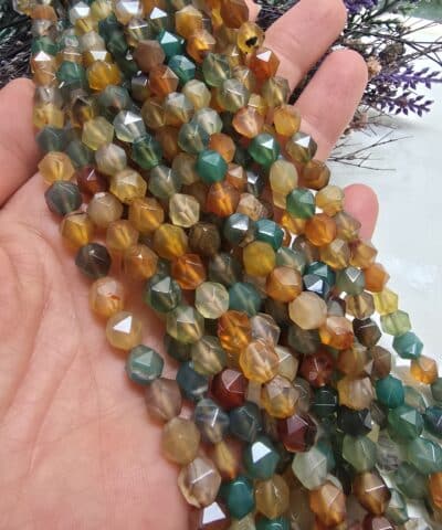 8 MM Çokgen Akik Taşı