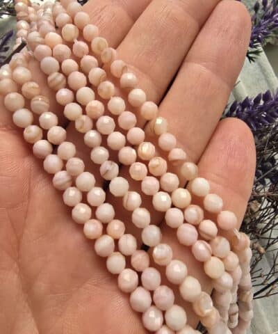 4 MM Faset Kesim Renkli Sedef Taşları - 502