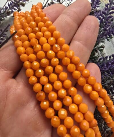 4 MM Faset Kesim Renkli Sedef Taşları - 501