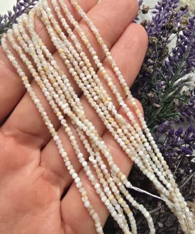 2 MM Faset Kesim Orijinal Sedef Taşları