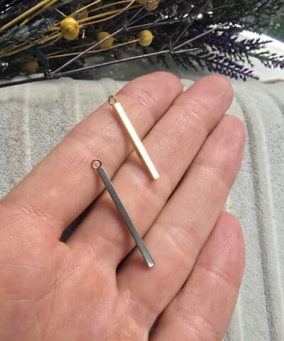 30 MM Dikdörtgen Çubuk Sallantı ve Kolye Ucu